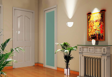 恒盛娱乐采暖散热器安装效果图