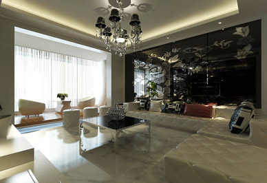 恒盛娱乐散热器安装效果图